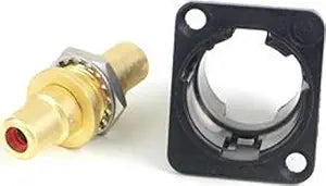 Switchcraft BPJJ02AUX RCA Rear Mount Female Feedthru Jack — main product image