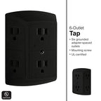 GE 45201 6-Outlet Grounded Wall Tap Extender