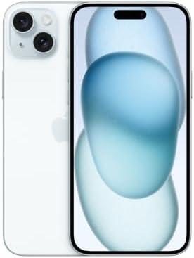 Apple MU013LL/A iPhone 15 Plus 256GB Blue Unlocked Renewed