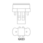 GE F13BX/835/ECO 13W Compact Fluorescent Bulb