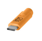 Tether Tools CUCA415-ORG USB-C Extender Cable 15ft Orange