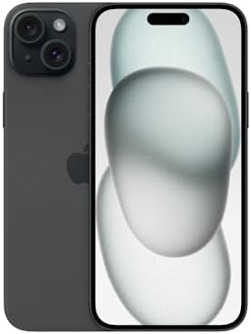 Apple MTXR3LL/A iPhone 15 Plus 128GB Black (Renewed Premium)