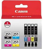 Canon CLI-251 BK/CMY 4PK Ink Cartridge Pack
