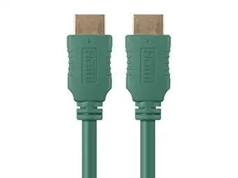 Monoprice 103953 6ft High Speed HDMI Cable Green — main product image