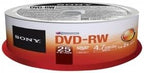 Sony 25DMW47SPM DVD-RW 2X 4.7GB 25-Pack