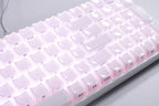 ZORNHER ZH100 Wireless 98% Mechanical Keyboard, Jelly Cat White