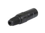 Monoprice 601600 3-Pin DMX Terminator - Black