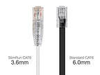 Monoprice 113511 Cat6 SlimRun Ethernet Patch Cable - 0.5ft, White
