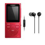 Sony NWE394R_K2 Walkman 8GB Red + Earbuds