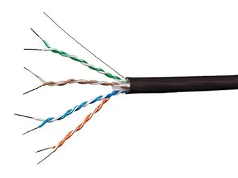 Monoprice 121795 Cat6A 1000ft Black Ethernet Cable — main product image