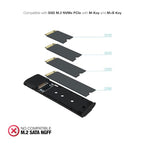 TOOQ TQE-2231B Aluminum M.2 NVMe SSD Enclosure USB-C 10Gbps