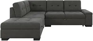 Lexicon Brooklyn Park Dark Gray 2-Piece Sectional Set
