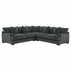 Lexicon 194840172567 Quinby Modular Sectional Sofa - 5-Seater, Gray