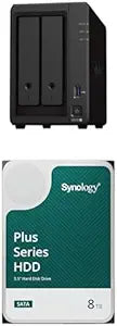 Synology DS723+ 2-Bay DiskStation with 2 x 8TB HDDs