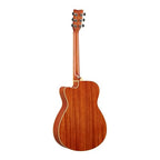 Yamaha FSC-TA Transacoustic Concert Cutaway Guitar Vintage Tint