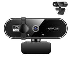 Generic 2K Autofocus Webcam with Privacy Cover and Microphone