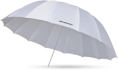 Westcott 4632 7-Feet White Diffusion Parabolic Umbrella