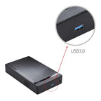 ALFYRCFT USB 3.0 External Hard Drive Enclosure for 2.5/3.5in SATA
