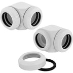 Corsair CX-9052020-WW Hydro X Series Fitting - 90°, 14mm OD, Hardline, White