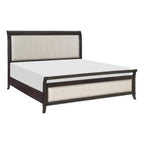Lexicon Hebron CKing Bed Upholstered Headboard