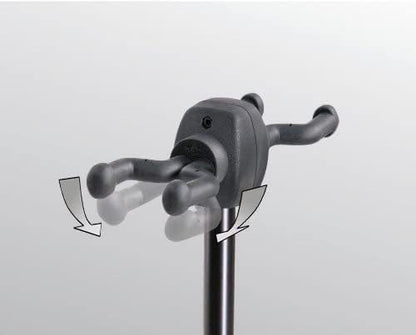 K&M 17620 Double Guitar Stand 2-Guitar Storage