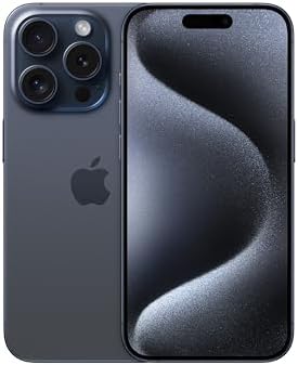 Apple iPhone 15 Pro 1TB Blue Titanium AT&T Renewed