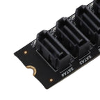 Sonew ASM1166 M.2 to SATA III 4-Port Adapter Card