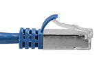 Monoprice 113656 Cat7 Ethernet Cable 1ft Blue 600Mhz