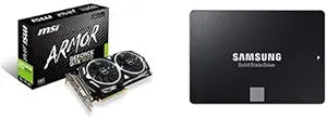MSI GeForce GTX 1070 Armor & Samsung 860 EVO 500GB SSD Bundle — main product image