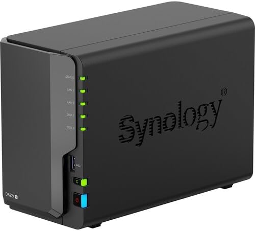 Synology DS224 2-Bay NAS 16TB HDD 16GB RAM