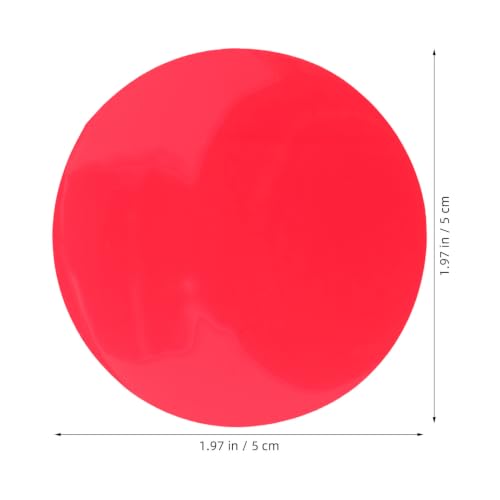 KICHOUSE Red Gel Light Filter Sheets for Recessed Lighting — main product image