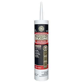 GE SEALANTS M90025-30 Paintable Kitchen & Bath Sealant