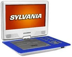 Sylvania SDVD9004 9" Swivel Portable DVD Player - Blue