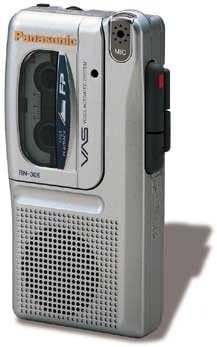 Panasonic RN3053 Microcassette Recorder Bundle Pack