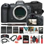 Canon EOS R6 Mirrorless Camera Body 4K Renewed Bundle