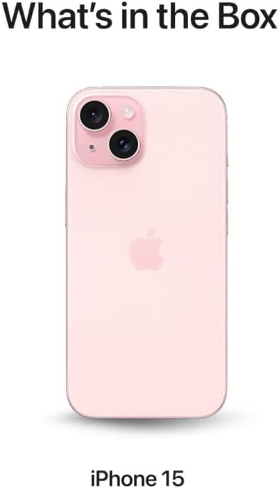 Apple MTLW3LL/A iPhone 15 128GB Pink Unlocked