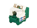 Monoprice 105380 Cat6 Punch Down Keystone Jack - Green