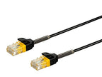 Monoprice 134663 Cat6 SlimRun Ethernet Patch Cable - 1 ft - Black