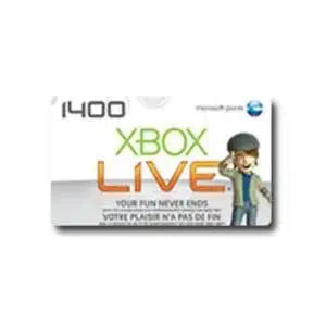 Microsoft 56P-00270 Xbox 360 Live Points Card