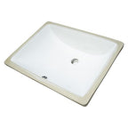 MSI 2015 White Ceramic Undermount Bathroom Sink