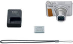 Canon SX740 HS Silver Digital Camera Bundle (Renewed)