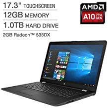 HP 17.3" Touchscreen Laptop AMD A10 12GB RAM 1TB HDD