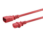 Monoprice 140113 3ft Red IEC Extension Cord
