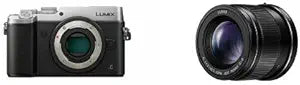 Panasonic LUMIX DMC-GX8SBODY Mirrorless 4K Camera with 42.5mm Lens