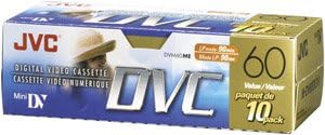 JVC MDV60DU10 Mini DV Cassette 10-Pack
