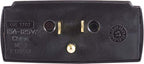GE 51864 3-Outlet Grounded Wall Tap Adapter