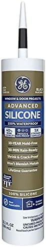 GE Advanced Silicone 2 Black Window & Door Sealant 12-Pack