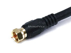 Monoprice 103103032032 RG6 Quad Shield Coaxial Cable 12ft