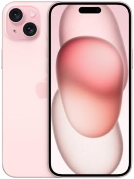 Apple MTXT3LL/A iPhone 15 Plus 128GB Pink Unlocked (Renewed Premium)
