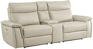 Lexicon Maroni 93.5" Leather Power Reclining Loveseat